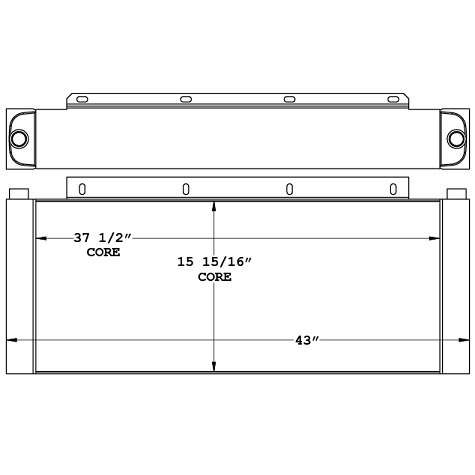 270706 - John Deere Transmission Oil Cooler Oil Cooler