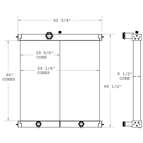 270711 - Industrial Oil Cooler Oil Cooler