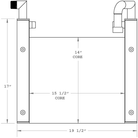 270712 - IHI Mini Excavator Oil Cooler