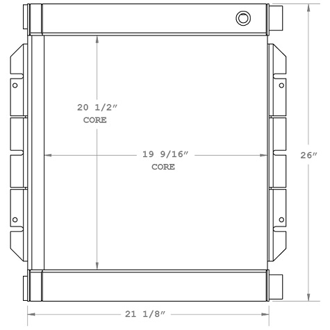 270713 - Loader Oil Cooler Oil Cooler