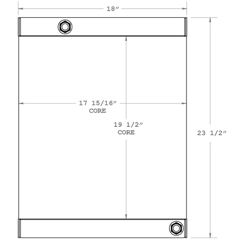 270719 - Ford / New Holland 755 Oil Cooler Oil Cooler