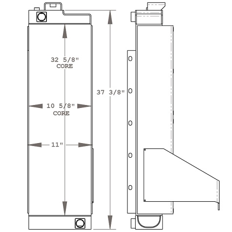 270761 - John Deere Oil Cooler Oil Cooler