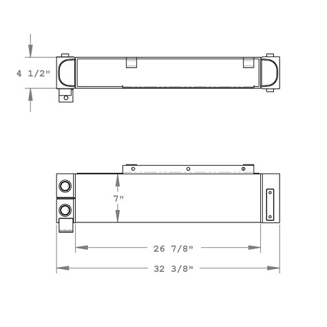 270763 - Champion C86C Grader Oil Cooler Oil Cooler