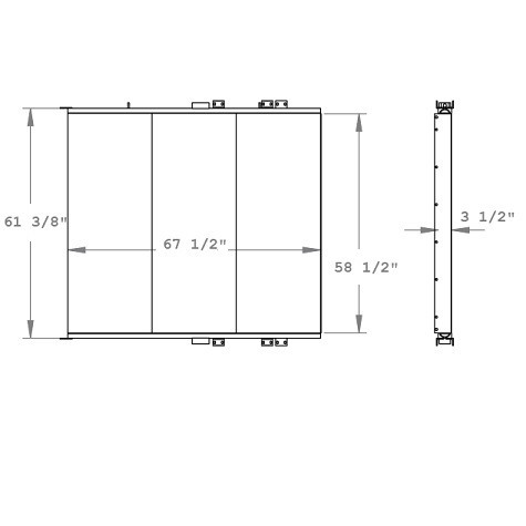 270767 - Sullair Oil Cooler Oil Cooler