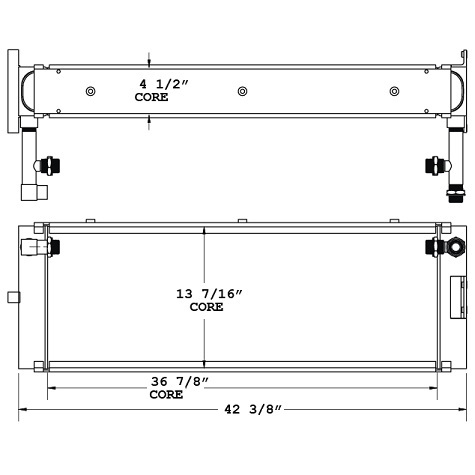 270812 - Hyundai Loader Oil Cooler Oil Cooler