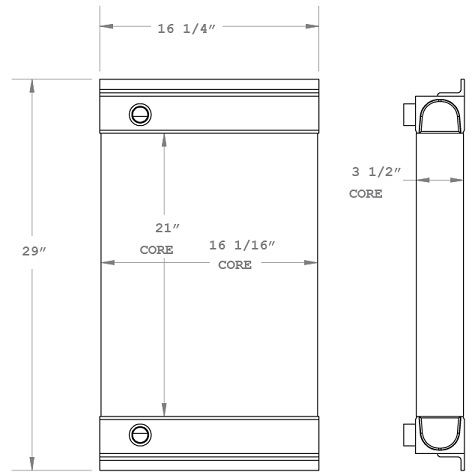 270816 - Industrial Oil Cooler Oil Cooler