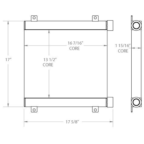 270817 - Industrial Oil Cooler Oil Cooler