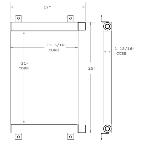 270825 - Industrial Oil Cooler Oil Cooler