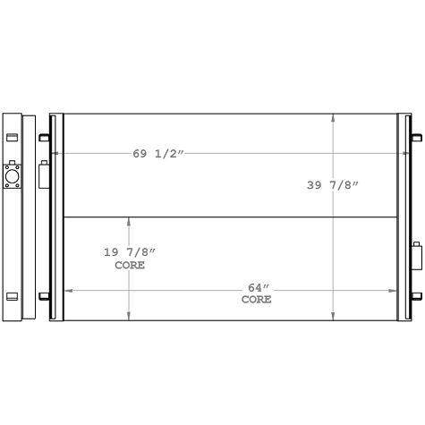 270827 - Manitowoc Crane Oil Cooler Oil Cooler