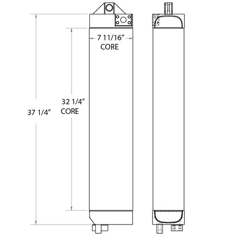 270835 - Caterpillar 980B Oil Cooler Oil Cooler