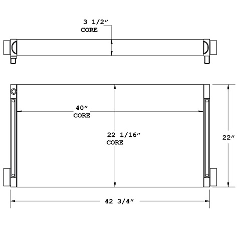 270836 - Industrial Oil Cooler Oil Cooler