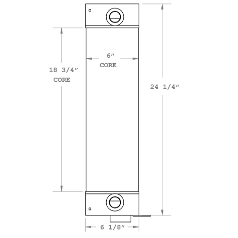 270839 - New Holland LM5020 Telehandler Oil Cooler Oil Cooler