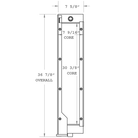 270840 - Industrial Oil Cooler Oil Cooler