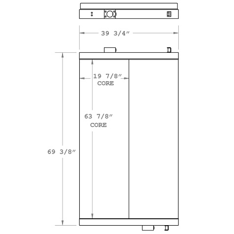 270843 - Manitowoc Crane Oil Cooler Oil Cooler