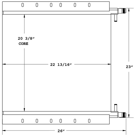 270850 - Ingersoll Rand / Volvo Roller Oil Cooler Oil Cooler