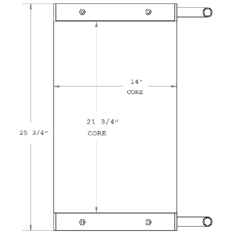 270853 - Kawasaki Construction Equipment Oil Cooler Oil Cooler