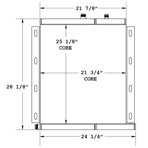 270866 - MDI/Yutani Excavator Oil Cooler Combo Unit