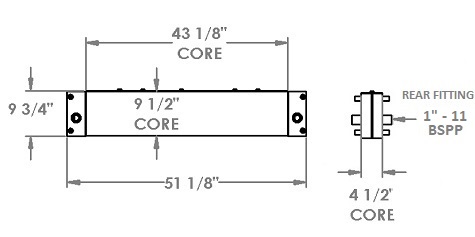 270870 - Terex Oil Cooler Oil Cooler