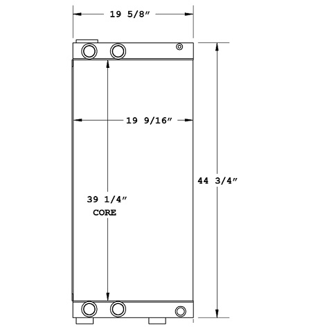 270873 - Sennebogen 840E Oil Cooler Oil Cooler