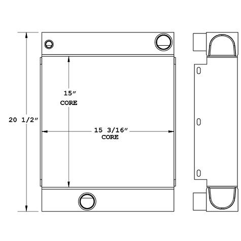 270878 - Industrial Oil Cooler Oil Cooler