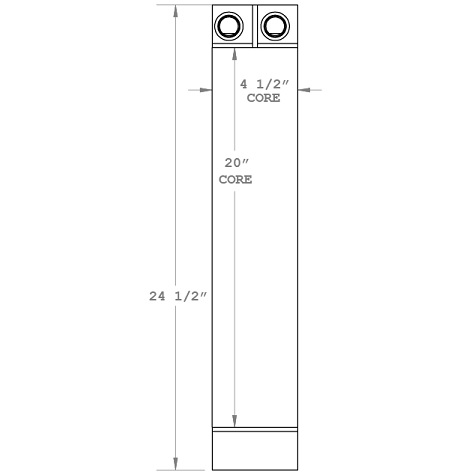 270880 - Industrial Oil Cooler Oil Cooler