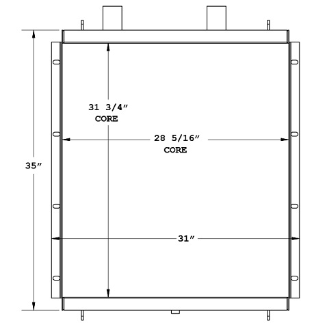 270882 - Kobelco 550 Mobile Crane Oil Cooler Oil Cooler