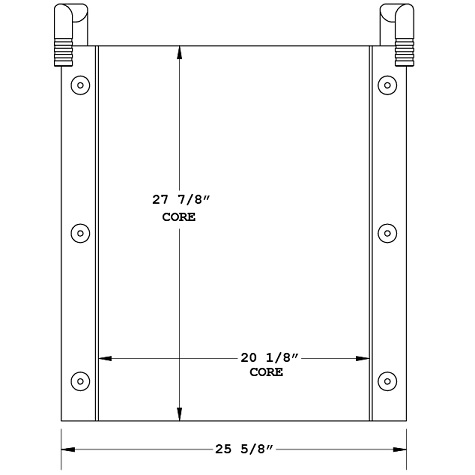 270883 - Case 9020 Oil Cooler Oil Cooler