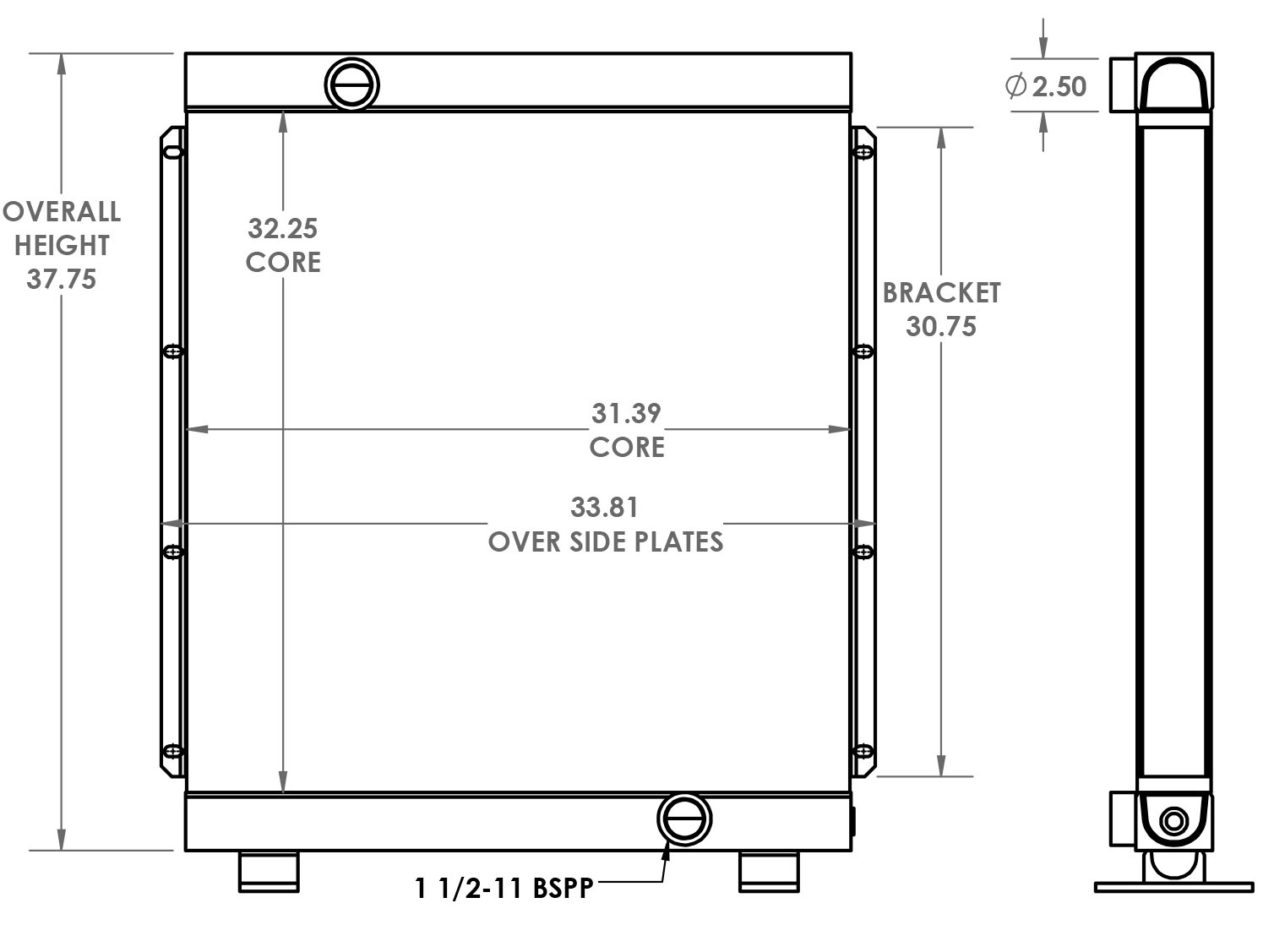 270895 - Industrial Oil Cooler Oil Cooler