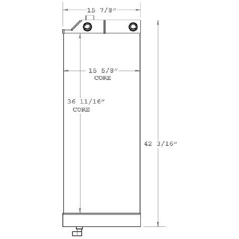 270898 - Liugong 877 Oil Cooler Oil Cooler