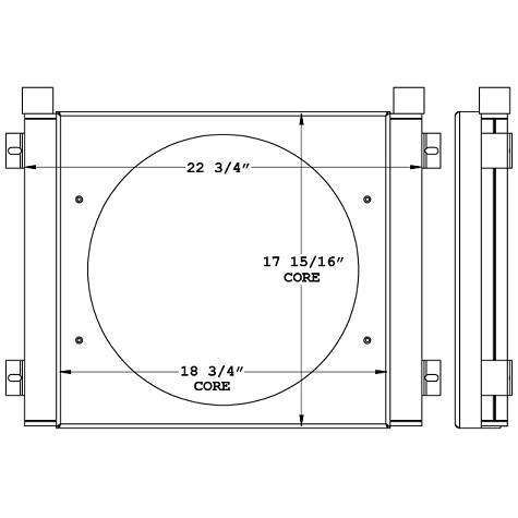 270900 - Industrial Oil Cooler Oil Cooler