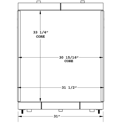 270903 - Ingersoll Rand Air Compressor Oil Cooler Oil Cooler