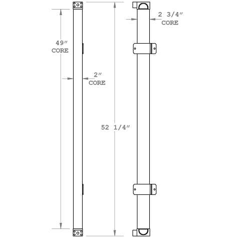 270919 - Liebherr 944C Fuel Cooler Oil Cooler