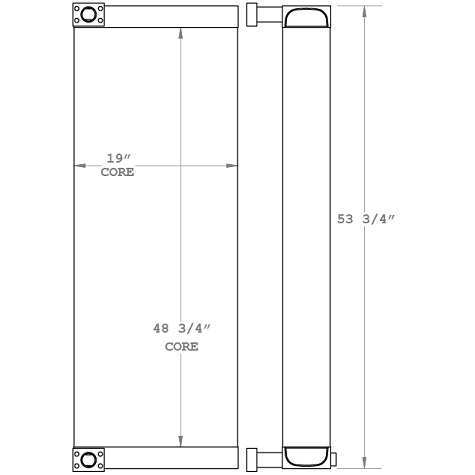 270921 - Liebherr 944C Oil Cooler Oil Cooler