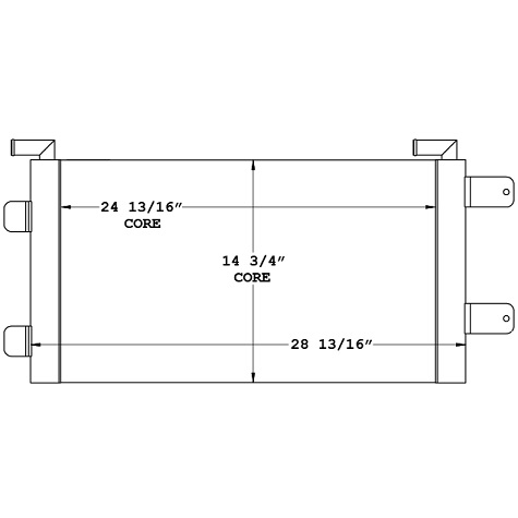 270926 - Case Wheel Loader Oil Cooler Oil Cooler