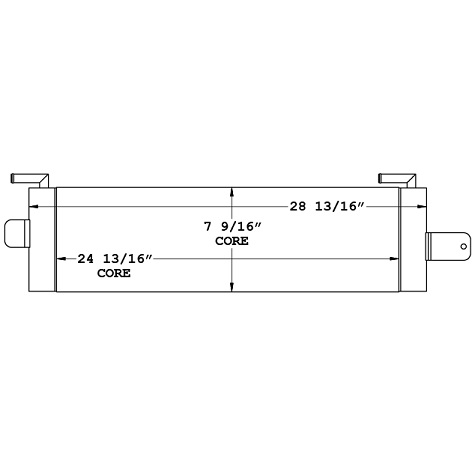 270927 - Case Wheel Loader Oil Cooler Oil Cooler