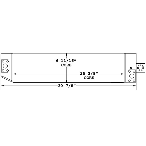 270929 - Caterpillar D5 Transmission Oil Cooler Oil Cooler