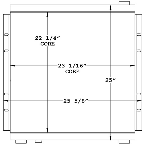 270930 - Industrial Air Compressor Oil Cooler Oil Cooler