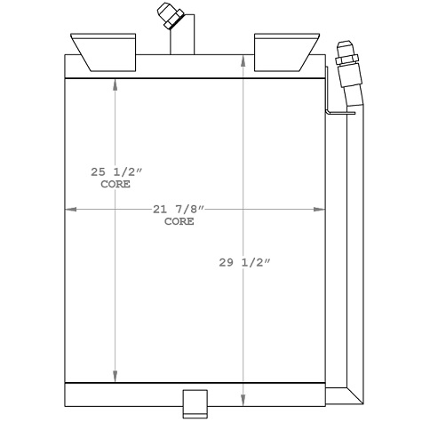 270932 - Komatsu D66S Oil Cooler Oil Cooler