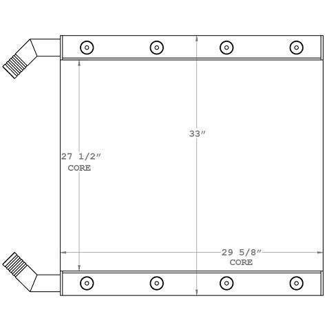 270953 - Link-Belt LS-138Hii Crane Oil Cooler Oil Cooler