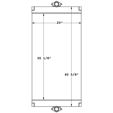 270959 - Caterpillar 315D Excavator Oil Cooler Oil Cooler