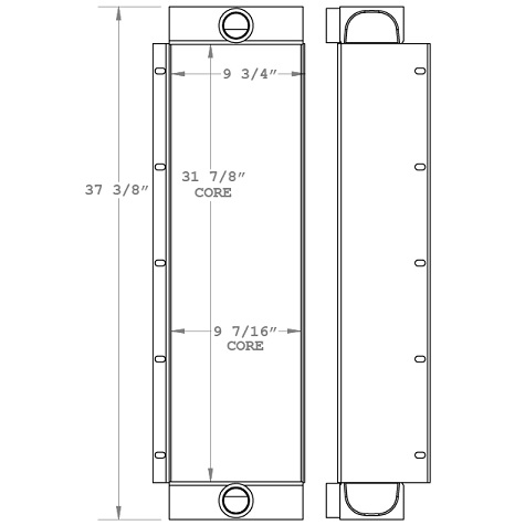 270965 - Paving Machine Oil Cooler Oil Cooler