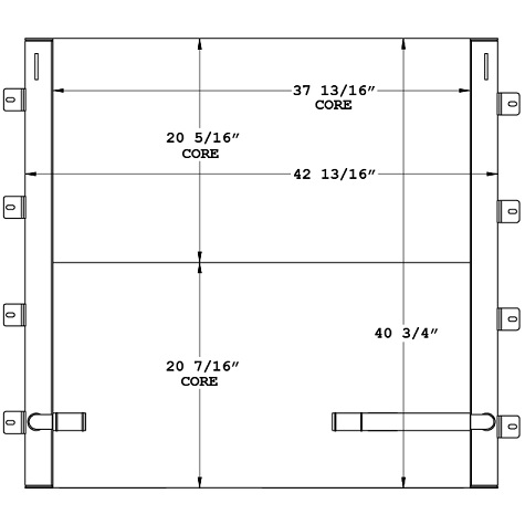 270968 - Daewoo / Doosan DL400 Transmission Cooler Oil Cooler