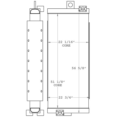 270969 - Drill Tech / Ingersoll Rand Oil Cooler Oil Cooler