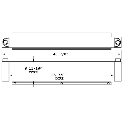 270972 - Husky 55K Blast Rig Oil Cooler Oil Cooler