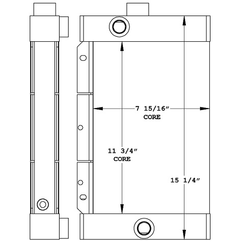 270979 - Vibromax Oil Cooler Oil Cooler