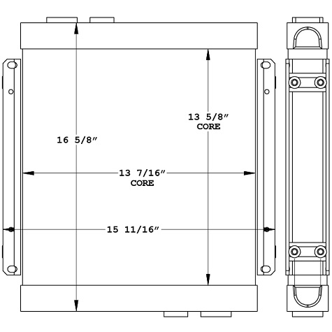 270981 - PM Crane Series 27 Oil Cooler Oil Cooler