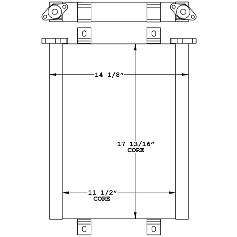 270986 - Kubota KX057-4 Hydraulic Oil Cooler Oil Cooler