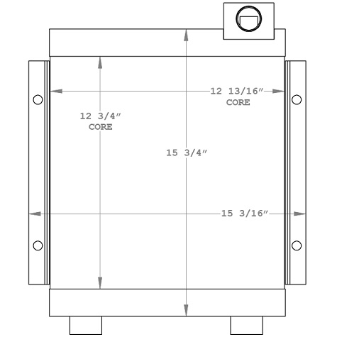 270989 - Brokk 330 Remote Excavator Oil Cooler Oil Cooler