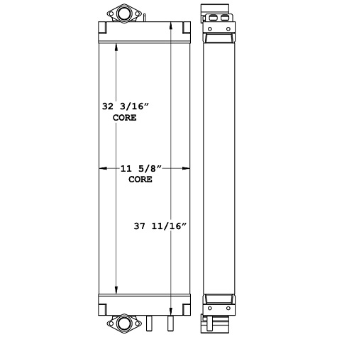 270991 - Komatsu 228 Oil Cooler Oil Cooler