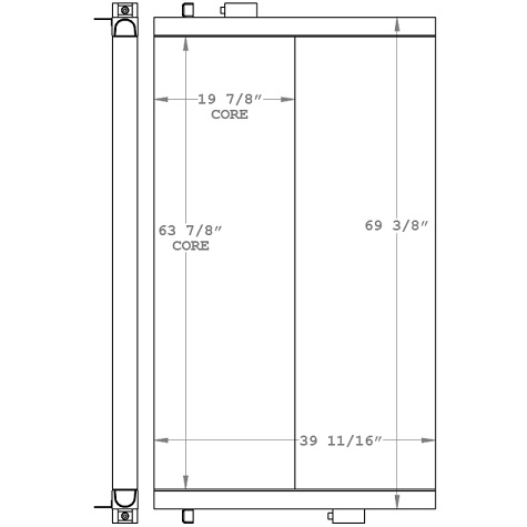 271000 - Manitowoc Crane Oil Cooler Oil Cooler